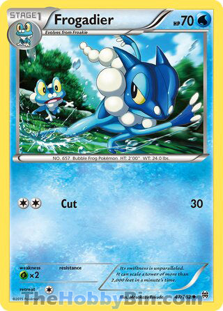 Frogadier #47/162 Uncommon - BREAKthrough Pokemon card