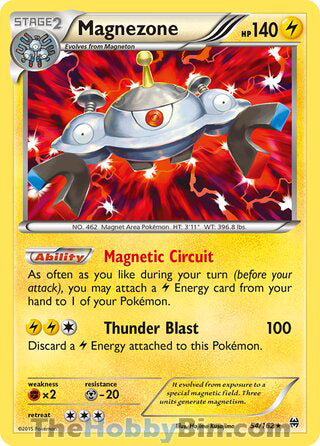 Magnezone #54/162 Holo Rare - BREAKthrough Pokemon card