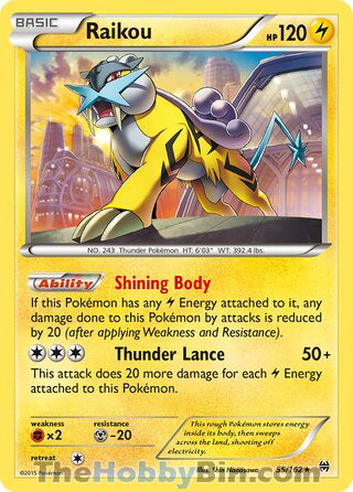 Raikou BREAKthrough Holo Rare #55/162