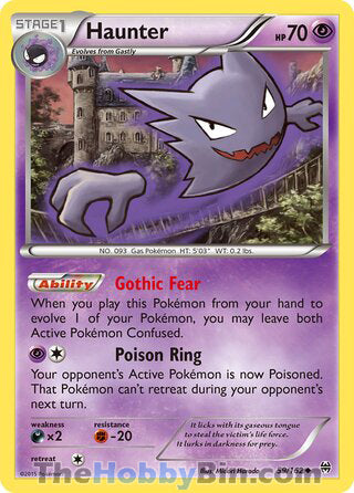 Haunter #59/162 Uncommon - BREAKthrough Pokemon card