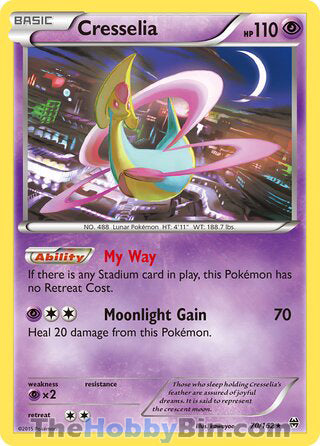 Cresselia #70/162 Rare - BREAKthrough Pokemon card