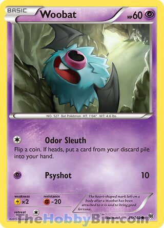 Woobat #71/162 Common - BREAKthrough Pokemon card