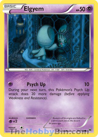 Elgyem #73/162 Common - BREAKthrough Pokemon card