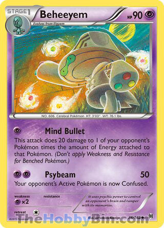 Beheeyem #74/162 Uncommon - BREAKthrough Pokemon card