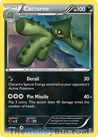 Cacturne #88/162 Uncommon - BREAKthrough Pokemon card