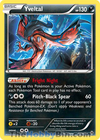 Yveltal #94/162 Holo Rare - BREAKthrough Pokemon card