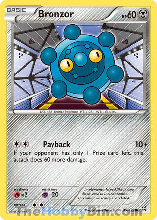 Bronzor #95/162 Common - BREAKthrough Pokemon card