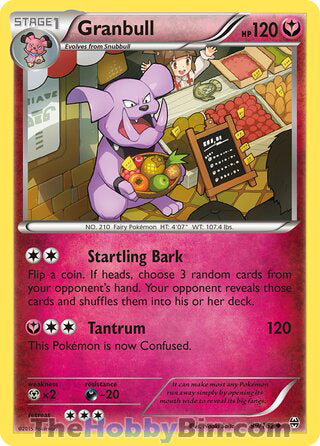 Granbull #99/162 Uncommon - BREAKthrough Pokemon card