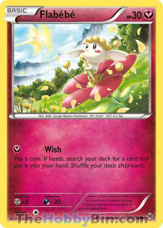 Flabebe #101/162 Common - BREAKthrough Pokemon card