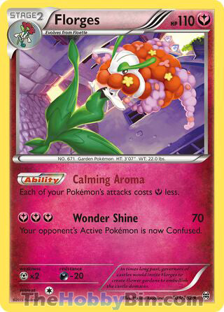 Florges #103/162 Rare - BREAKthrough Pokemon card