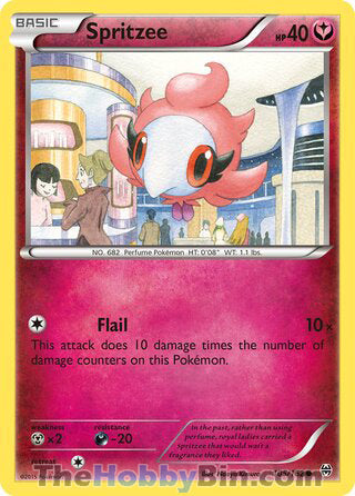 Spritzee #105/162 Common - BREAKthrough Pokemon card