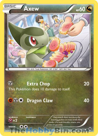 Axew #109/162 Common - BREAKthrough Pokemon card