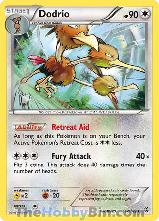 0117 Dodrio Rare BREAKthrough