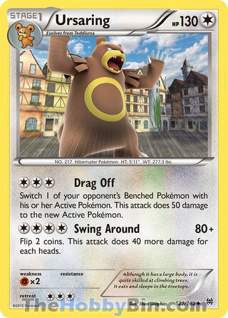 Ursaring #122/162 Uncommon - BREAKthrough Pokemon card