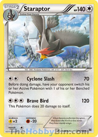 Staraptor #127/162 Rare - BREAKthrough Pokemon card
