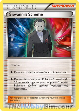 Giovanni's Scheme #138/162 Uncommon - BREAKthrough Pokemon card