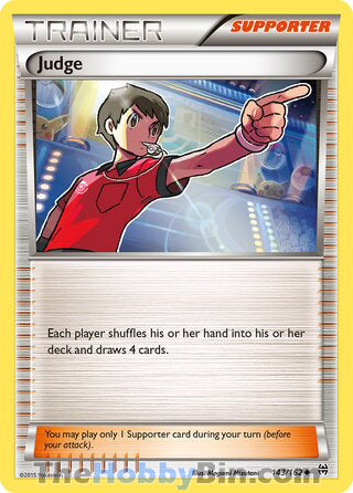 Judge #143/162 Uncommon - BREAKthrough Pokemon card