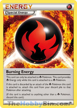 Burning Energy #151/162 Uncommon - BREAKthrough Pokemon card