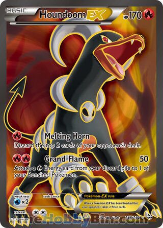 Houndoom EX #153/162 Ultra Rare - BREAKthrough Pokemon card