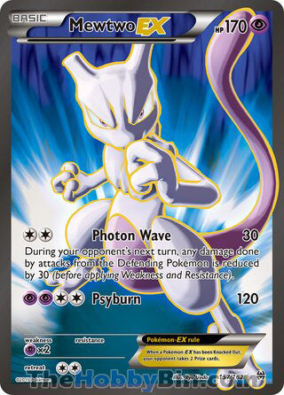 Mewtwo EX BREAKthrough Ultra Rare #157/162