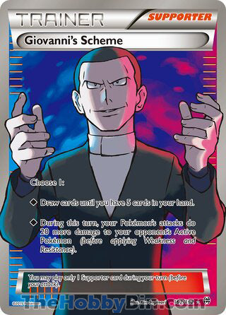 Giovanni's Scheme #162/162 Ultra Rare - BREAKthrough Pokemon card