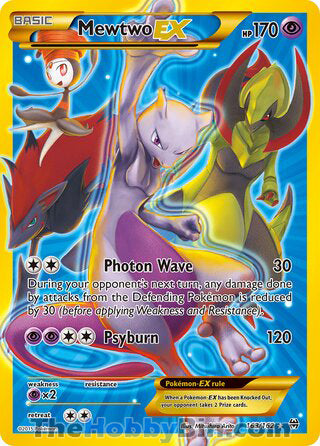 Mewtwo EX #163/162 Secret Rare - BREAKthrough Pokemon card
