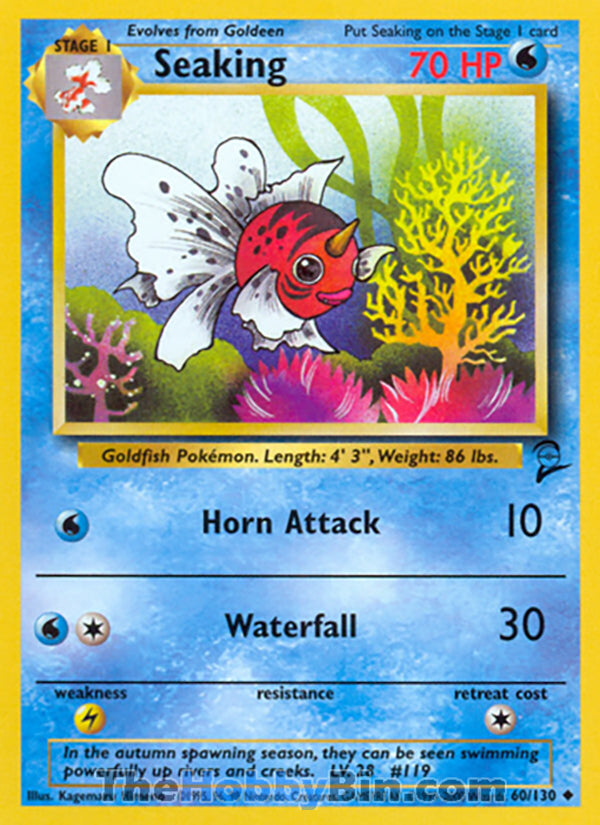 0060 Seaking Uncommon Base Set 2