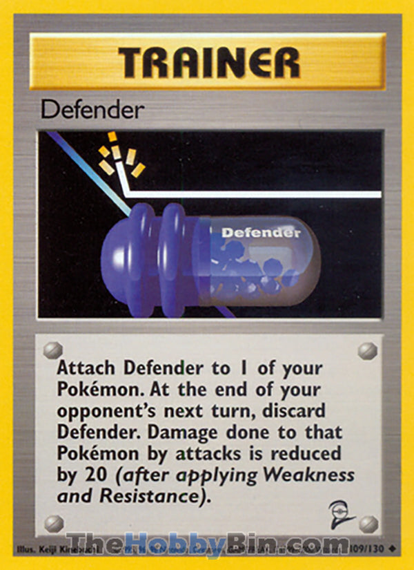 Defender #109/130 Uncommon - Base Set 2 Pokemon card
