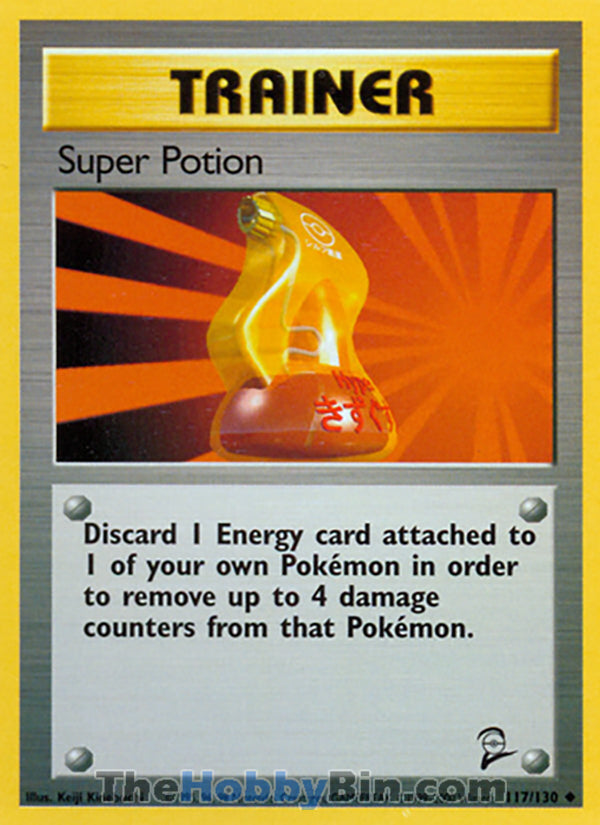 Super Potion #117/130 Uncommon - Base Set 2 Pokemon card
