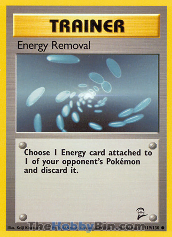 Energy Removal #119/130 Common - Base Set 2 Pokemon card