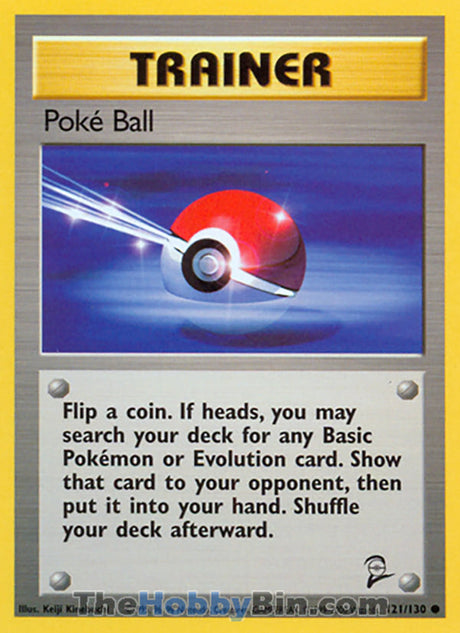 Poke Ball Base Set 2 Common #121/130