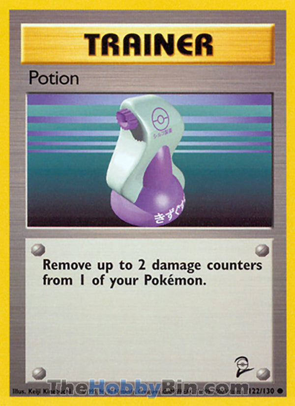 Potion #122/130 Common - Base Set 2 Pokemon card
