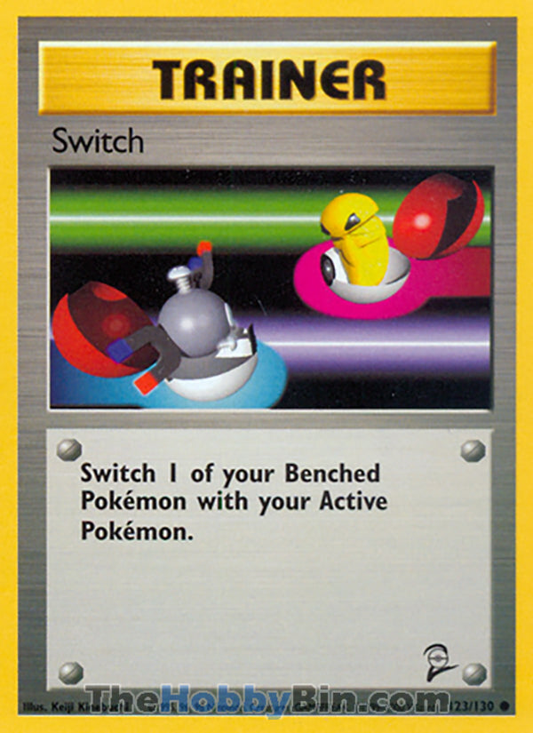Switch #123/130 Common - Base Set 2 Pokemon card