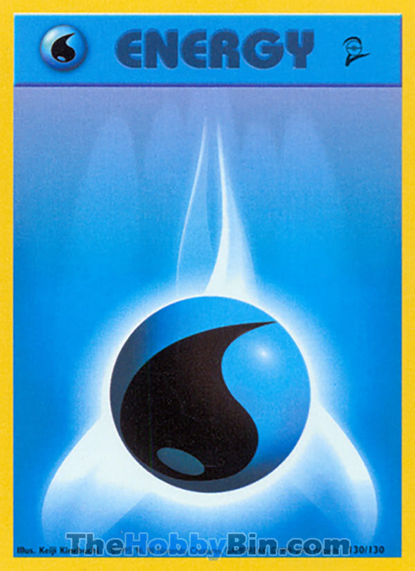 Water Energy #130/130 Common - Base Set 2 Pokemon card