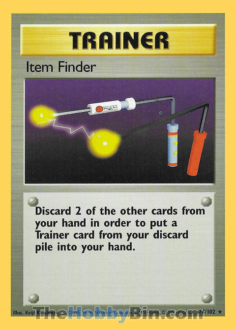 Item Finder #74/102 Rare - Base Set Pokemon card