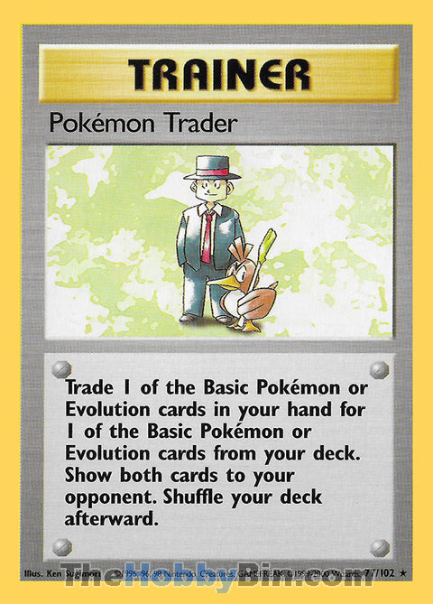 Pokemon Trader Base Set Unlimited  Rare #77/102