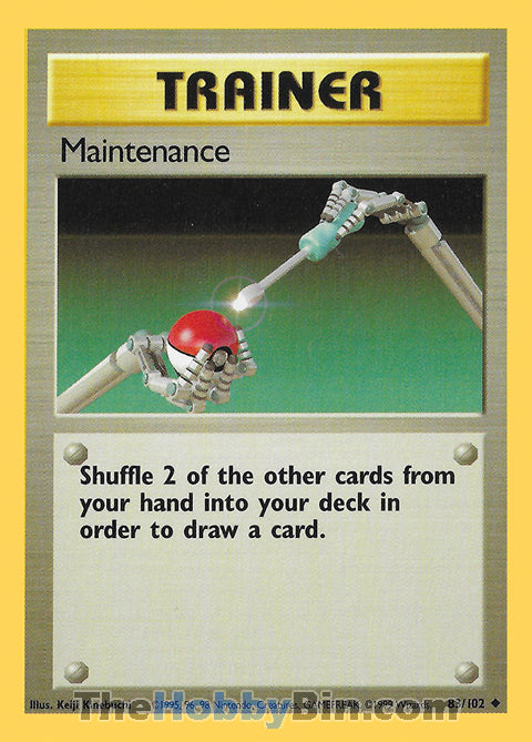 Maintenance #83/102 Uncommon - Base Set Pokemon card