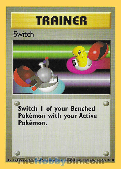 Switch #95/102 Common - Base Set Pokemon card