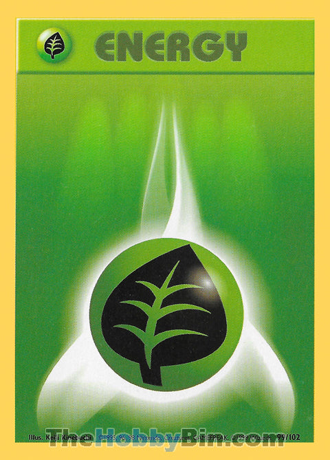 Grass Energy #99/102 Common - Base Set Pokemon card