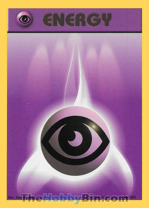 Psychic Energy #101/102 Common - Base Set Pokemon card