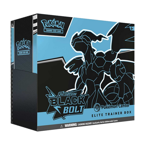 Black Bolt Pokemon Center Elite Trainer Box Exclusive