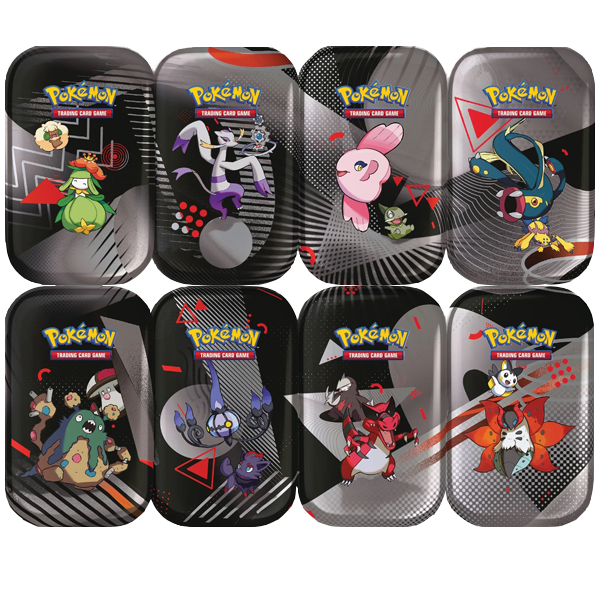 Unova Mini Tin Elektross and Galvantula