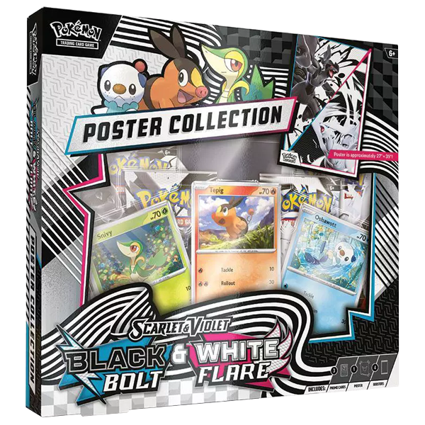 Black Bolt White Flare Poster Collection