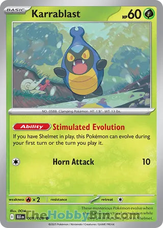 0009 Karrablast Common Black Bolt