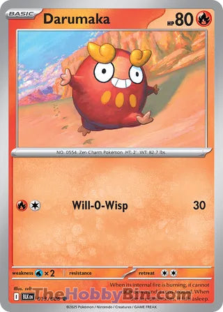 0013 Darumaka Common Black Bolt