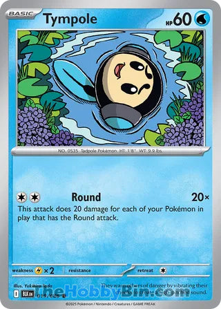 Tympole Black Bolt English Common #019/086
