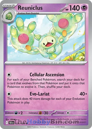 Reuniclus Black Bolt English Uncommon #039/086