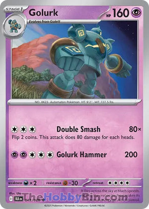 0043 Golurk Uncommon Black Bolt