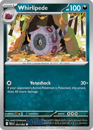 0055 Whirlipede Common Black Bolt