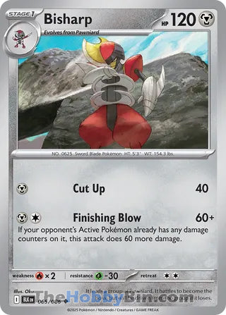 Bisharp Black Bolt English Uncommon #065/086